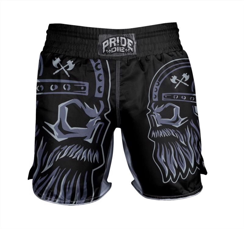 Pride Or Die brotherhood v2 MMA Shorts - Black